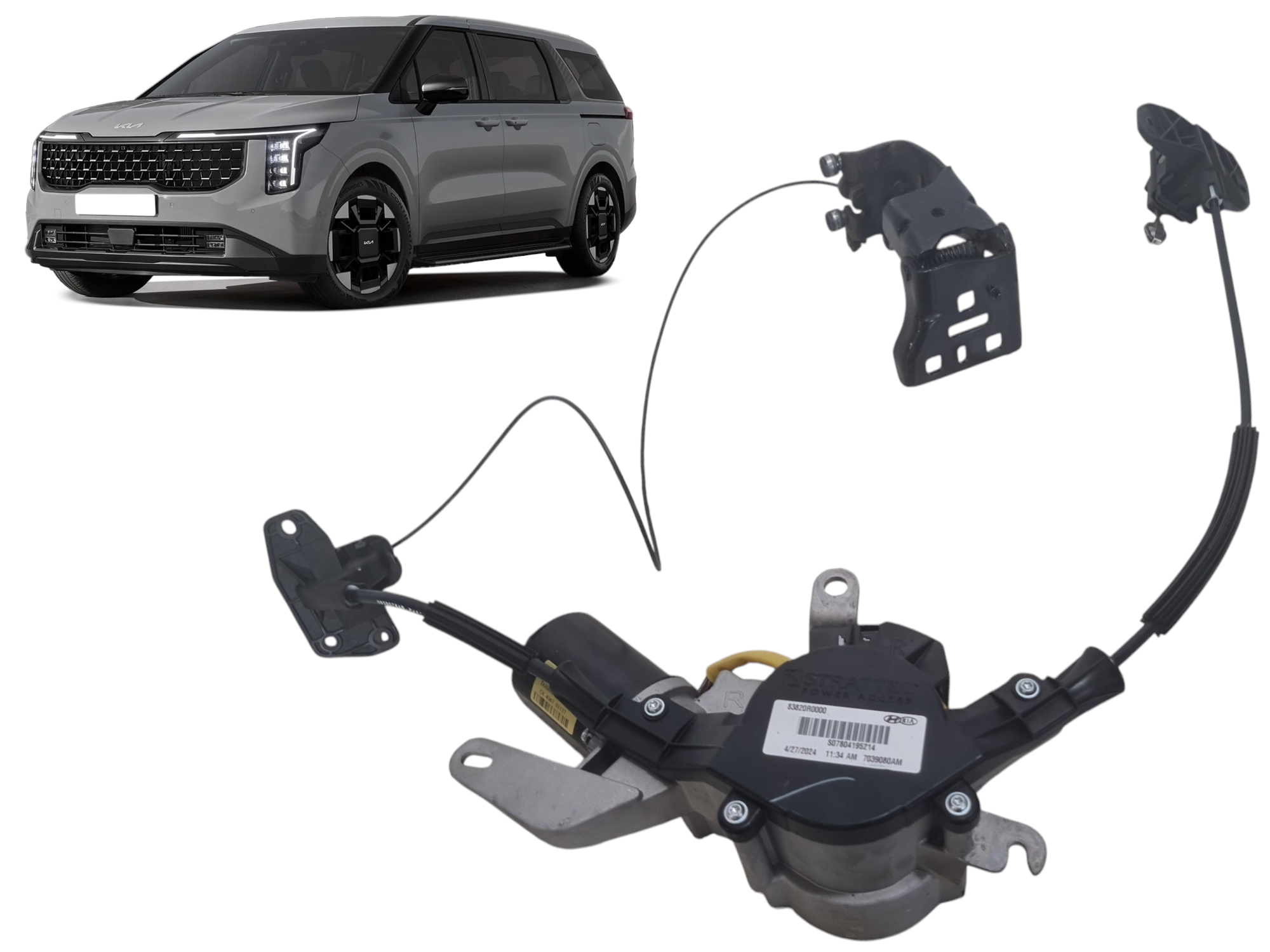 Motor da porta de correr direita Kia Carnival EX 2024 2025