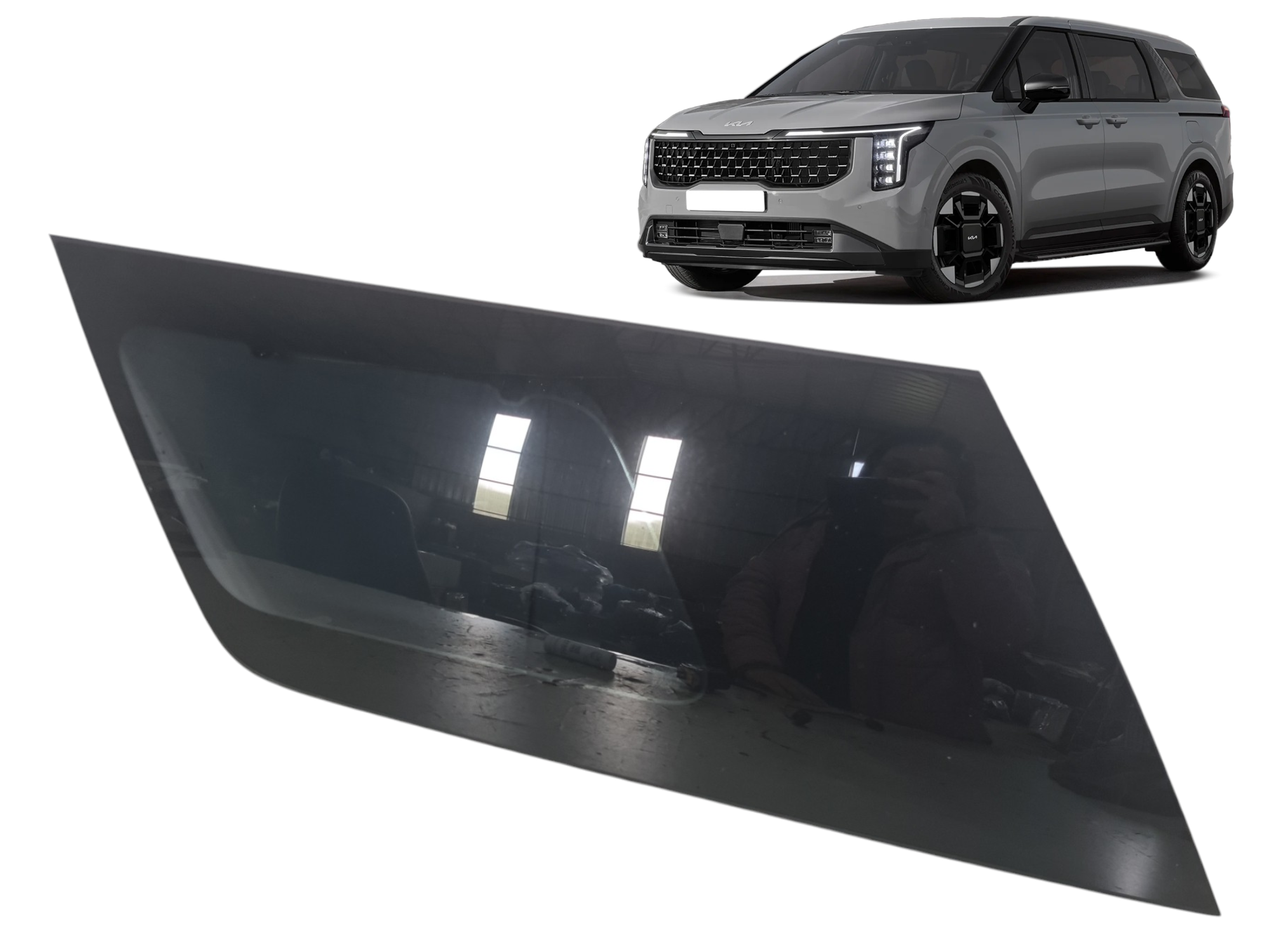 Vidro fixo lateral traseira esquerda Kia Carnival 2024 2025