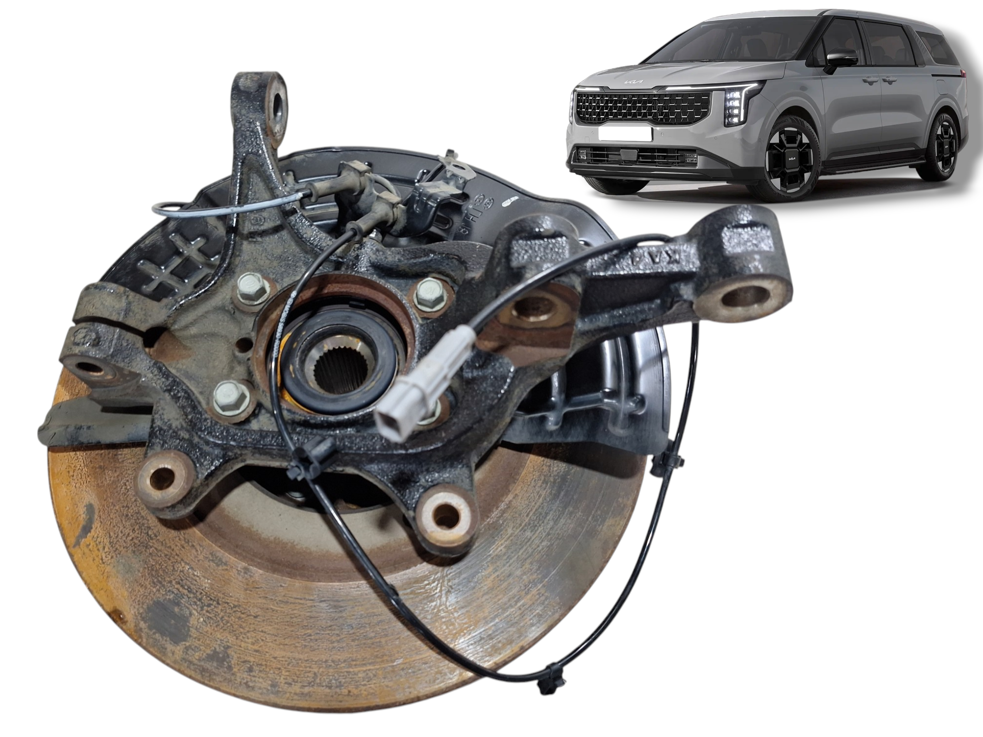 montante manga cubo dianteiro esquerdo Kia carnival 3.5 2025