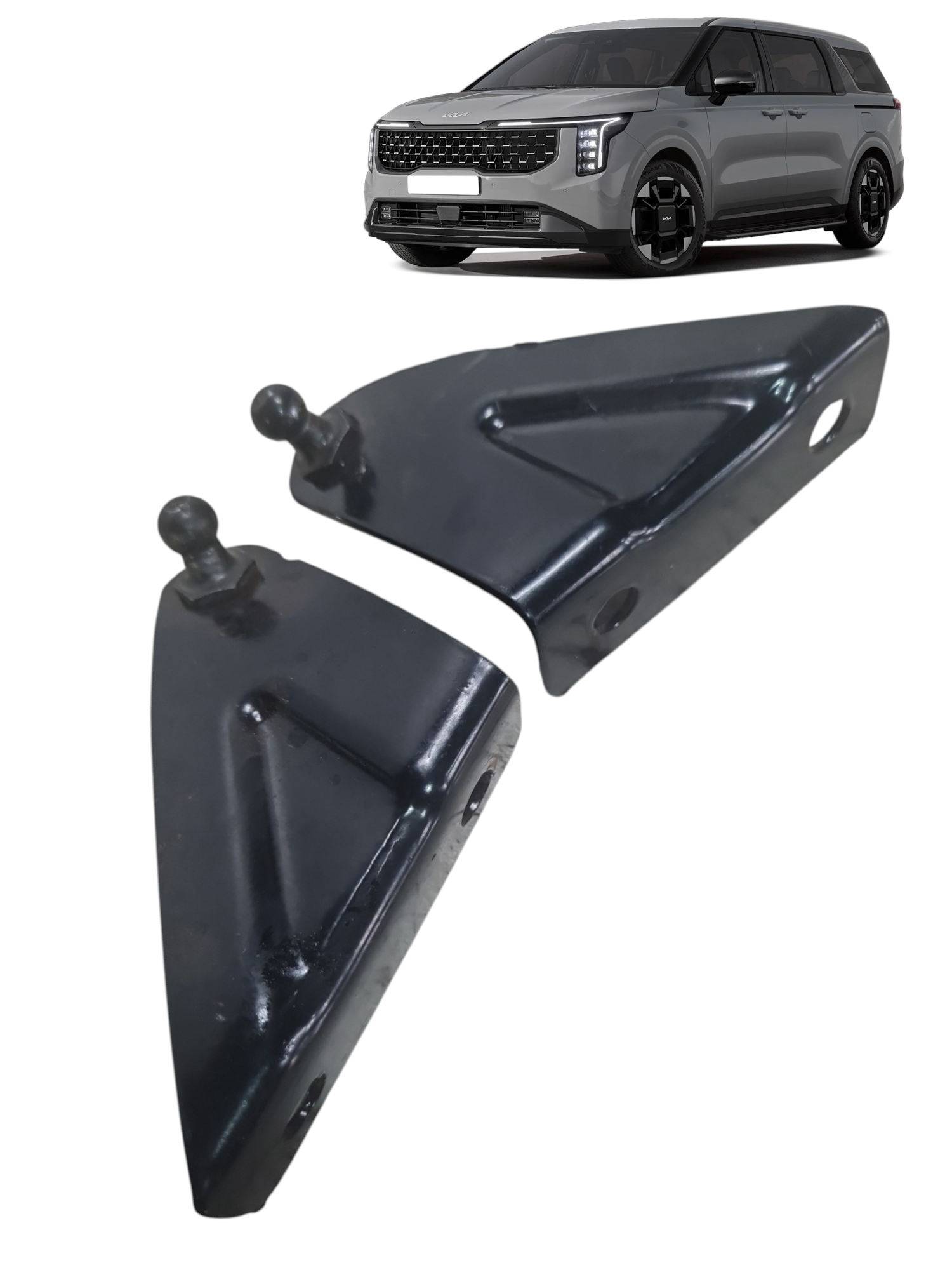 Par suporte fixaçao amortecedor a gas Kia Carnival EX 2025
