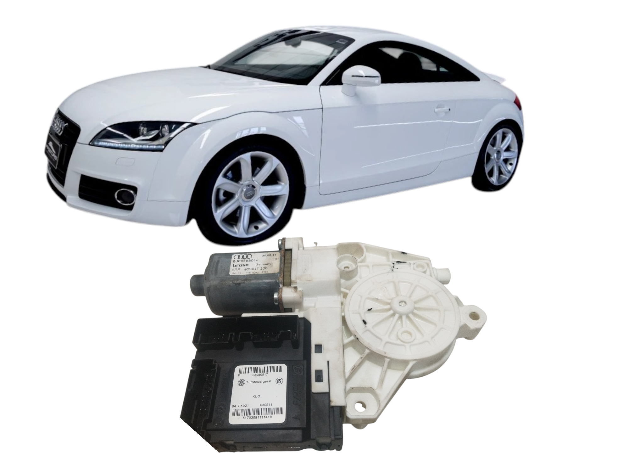 Motor vidro eletrico dianteiro esquerdo Audi TT 2011 2012