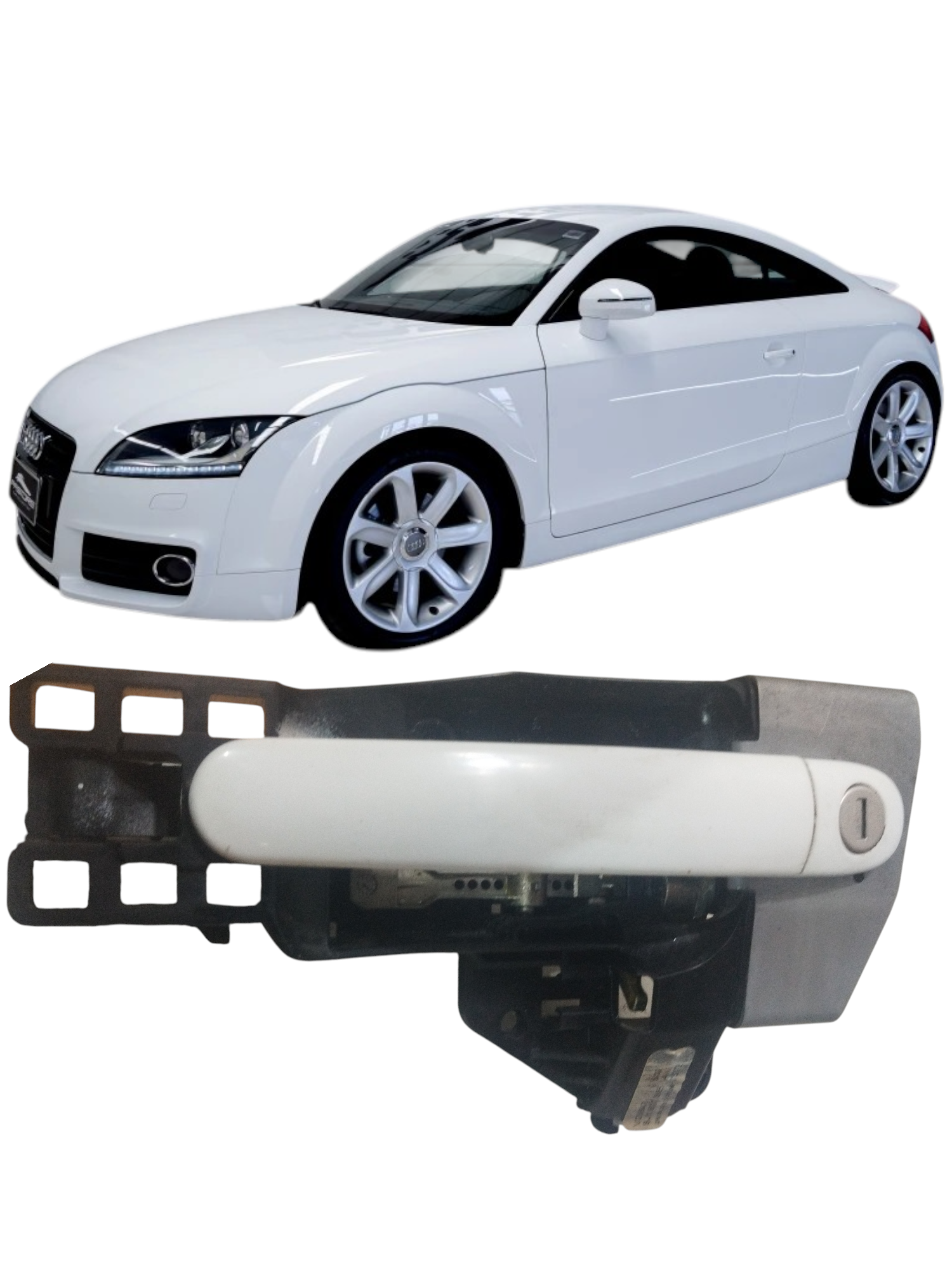 Maçaneta externa dianteira esquerda Audi TT ano 2011 a 2012