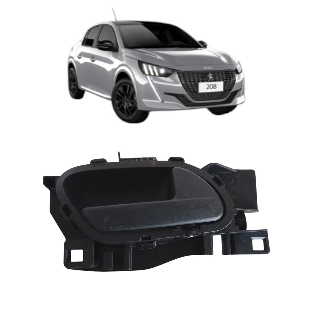maçaneta Interna traseiro direito Peugeot 208 2021 2023