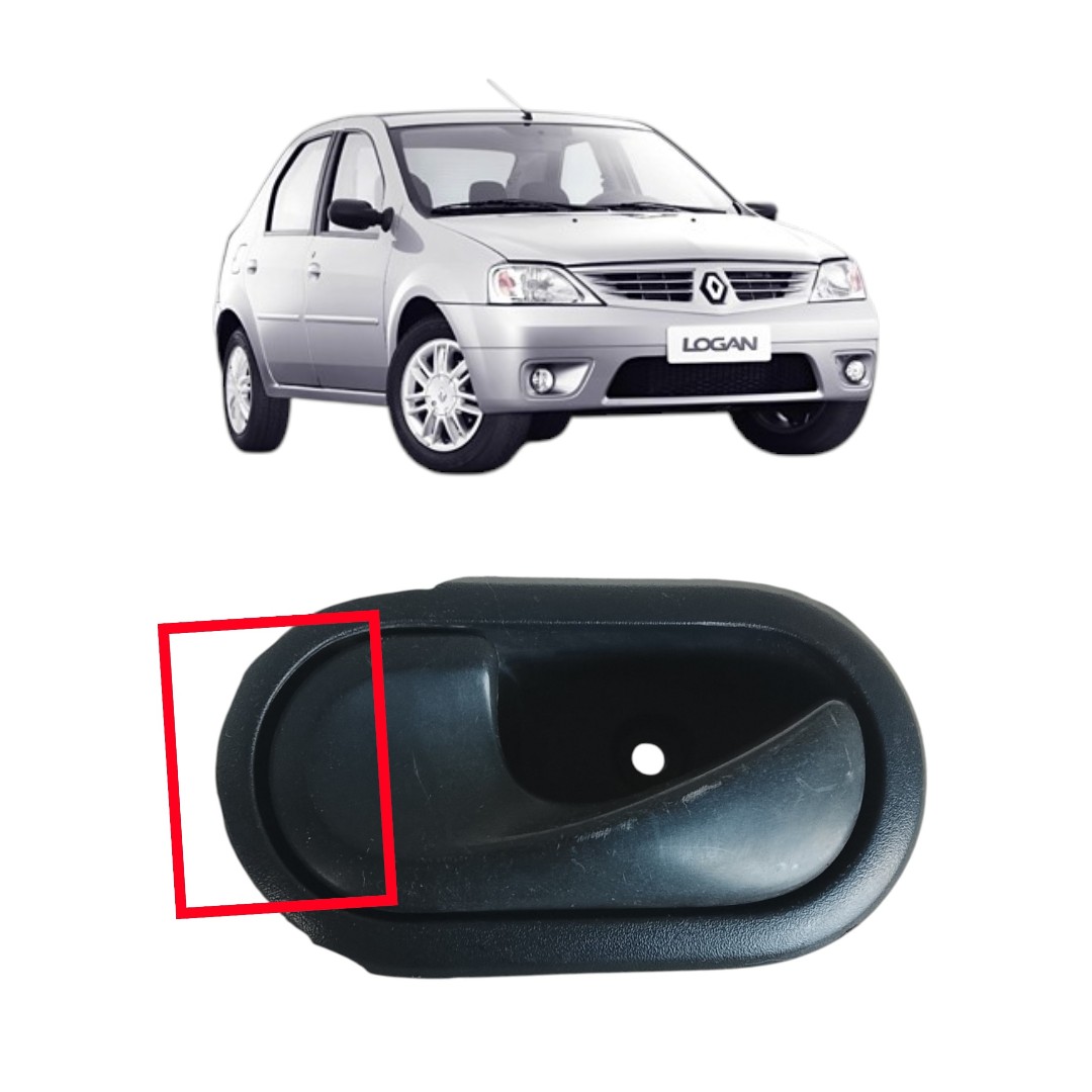 maçaneta Interna tras esquerdo c/detalhe Renault Logan 08/13