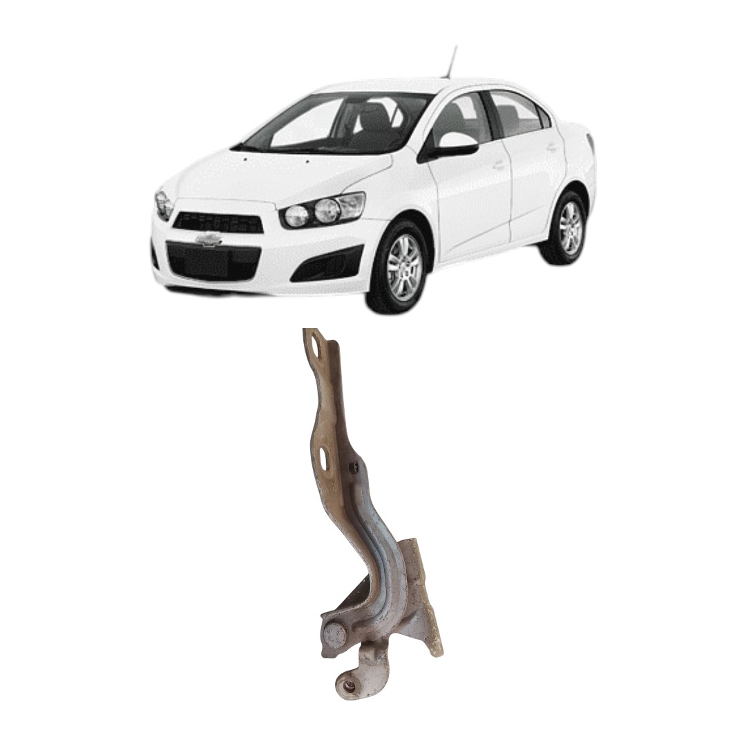 dobradiça de capo lado esquerdo Chevrolet Sonic 2011 2014