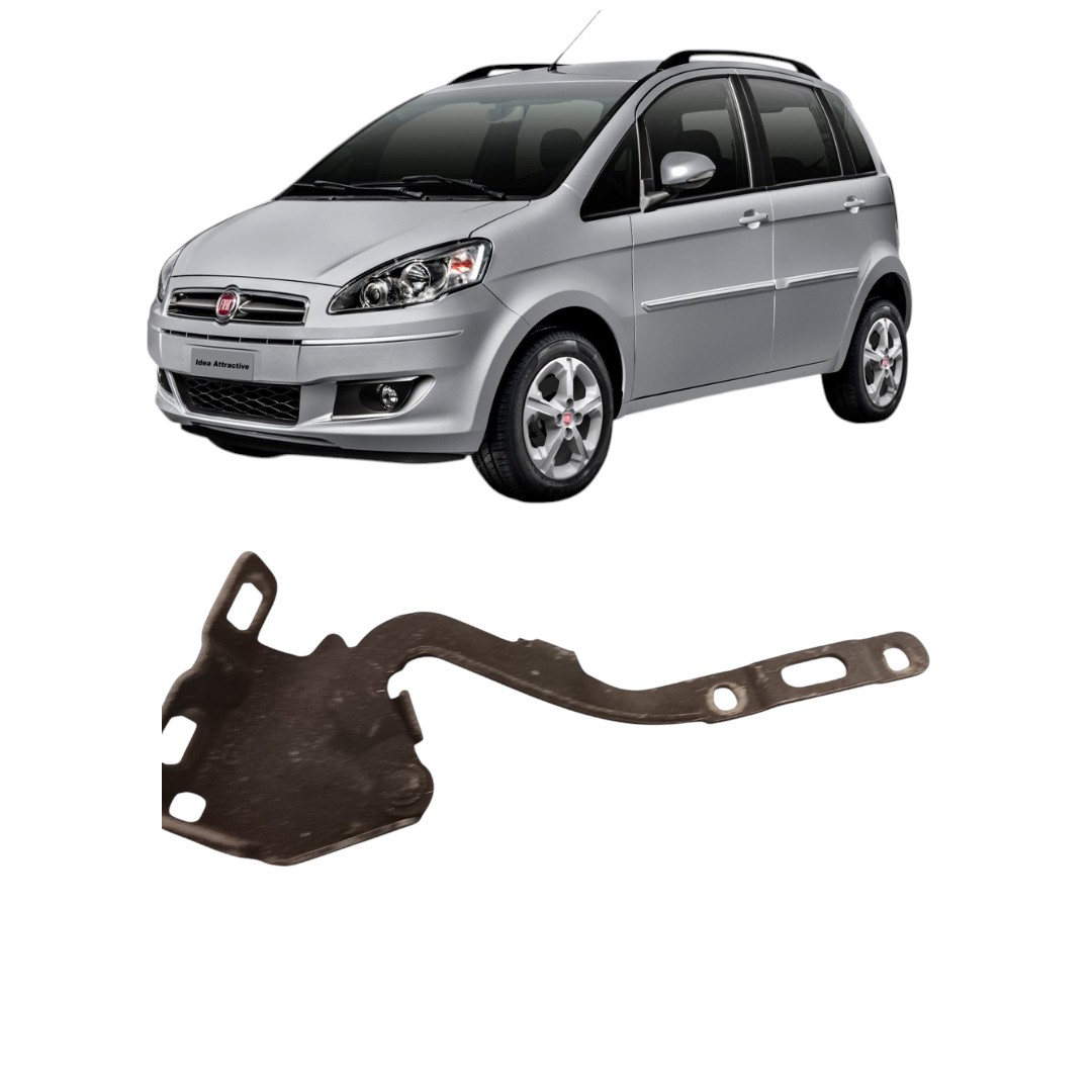 dobradiça capo lado esquerdo Fiat Idea 2006 2016