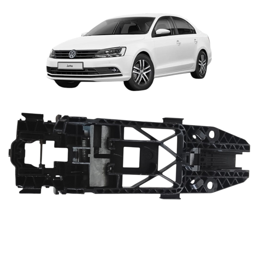 Suporte Maçaneta Externa Traseira Esquerda Vw Jetta 12/16 Traseira