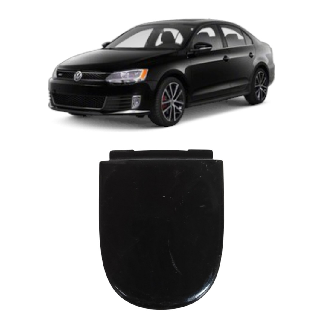 Acabamento Maçaneta Externa Traseiro Esquerda Vw Jetta 12/16 Preto Traseira
