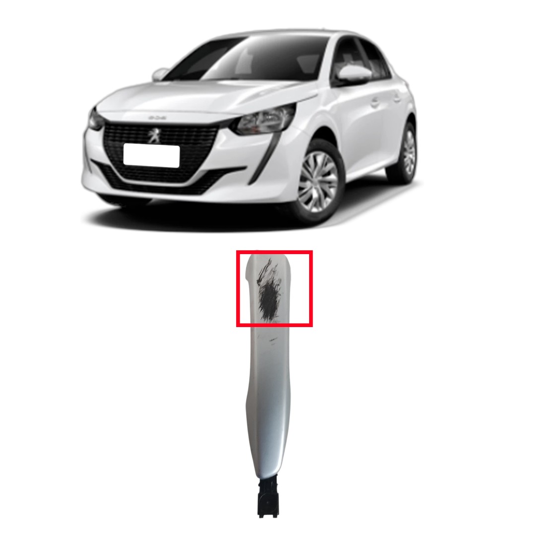 Maçaneta Externa Dianteiro Esq C/detalhe Peugeot 208 19/23 Dianteira