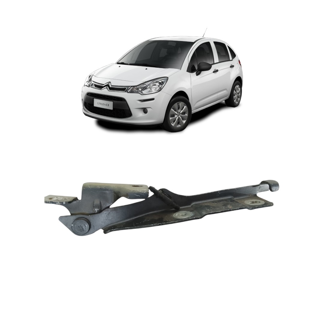 dobradiça de capo lado direito Citroen c3 2016