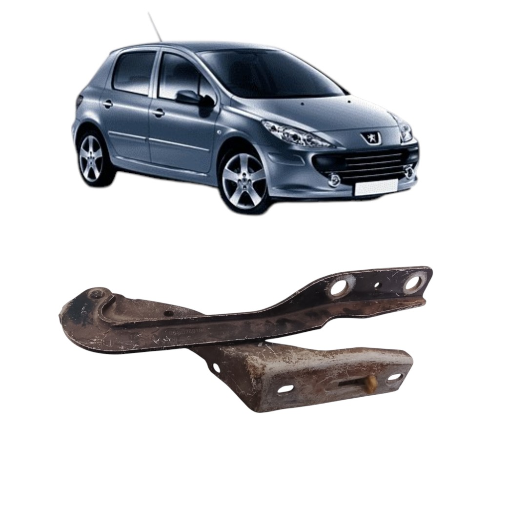 dobradiça de capo lado esquerdo Peugeot 307 2008