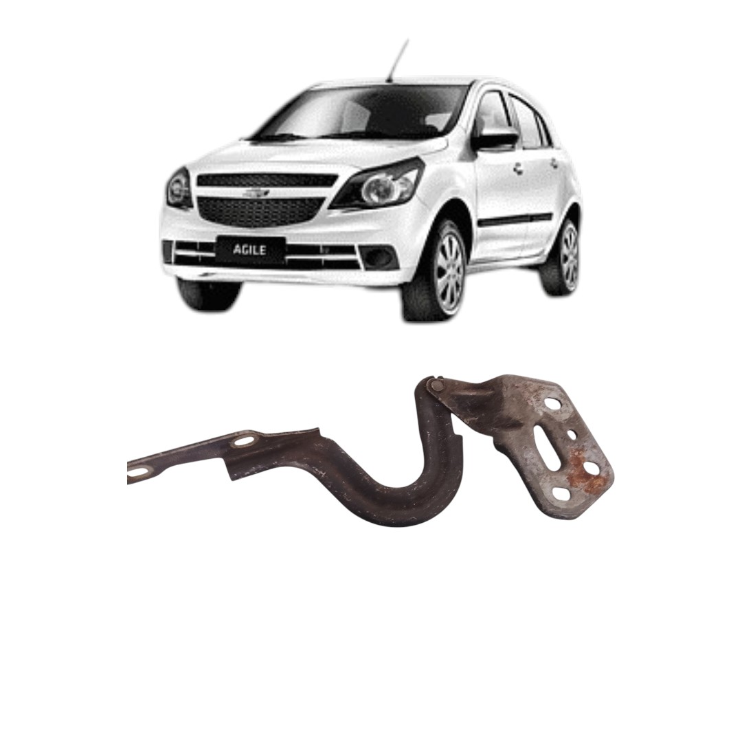 dobradiça capo lado esquerdo Chevrolet Agile/montana 12/14