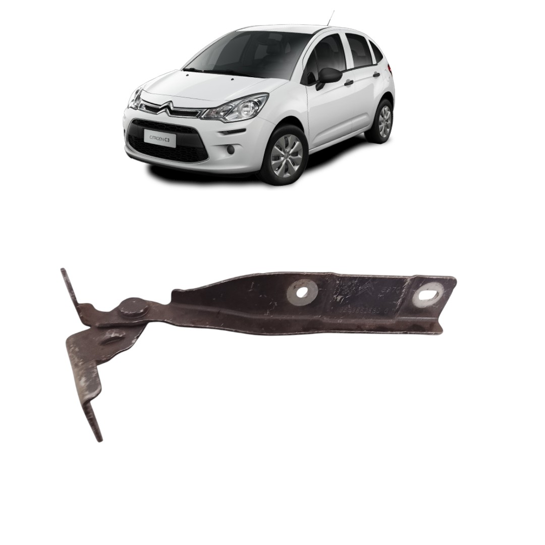 dobradiça de capo lado esquerdo Citroen c3 2012 2016