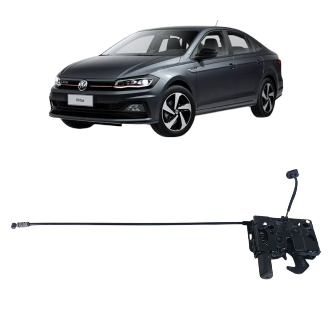 Fechadura Esquerda Capô Volkswagen Virtus 2018 2022