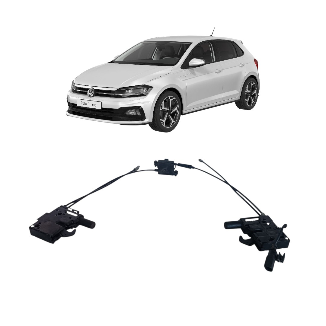 Fechadura Dupla Capô Volkswagen Polo 2018 2022