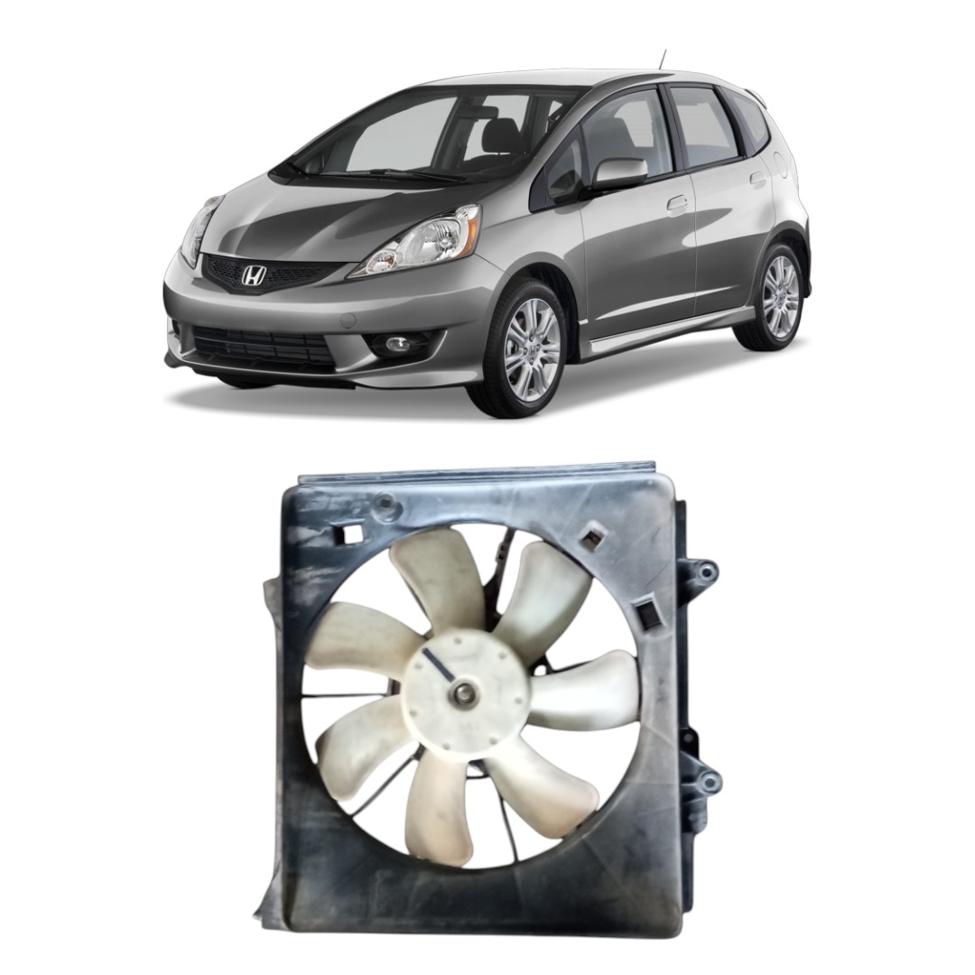 Ventoinha Com defletor Honda fit 1.0 2010