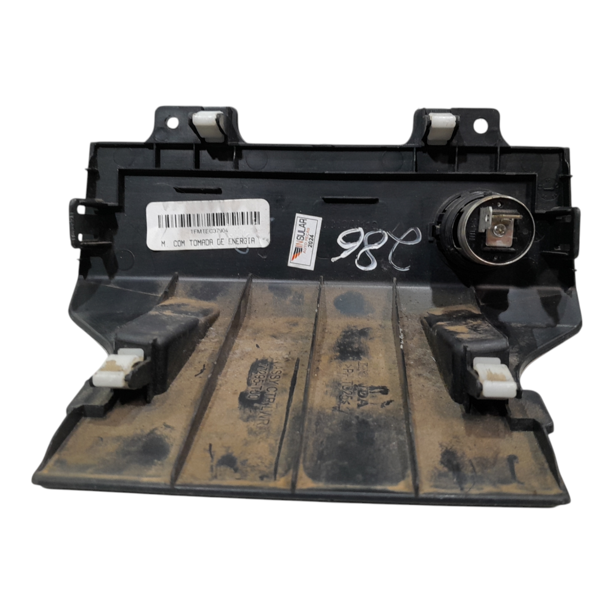 Moldura Tomada 12v Honda Fit Lx 1.4 2008 2009 A 2014