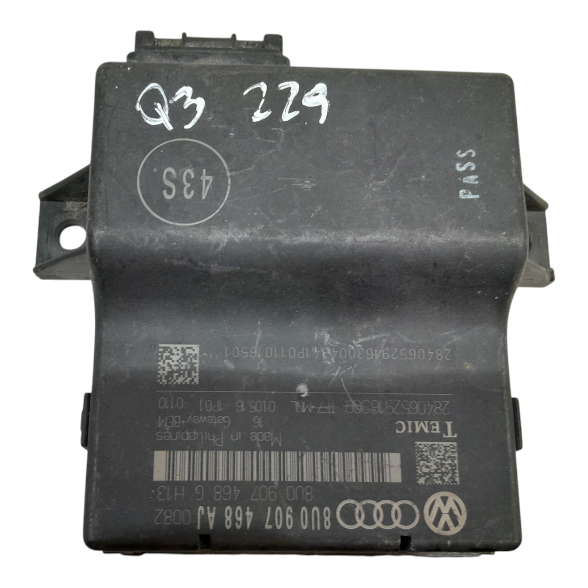 Módulo Conforto Gateway Interface Audi Q3 2012/2019 8u090746