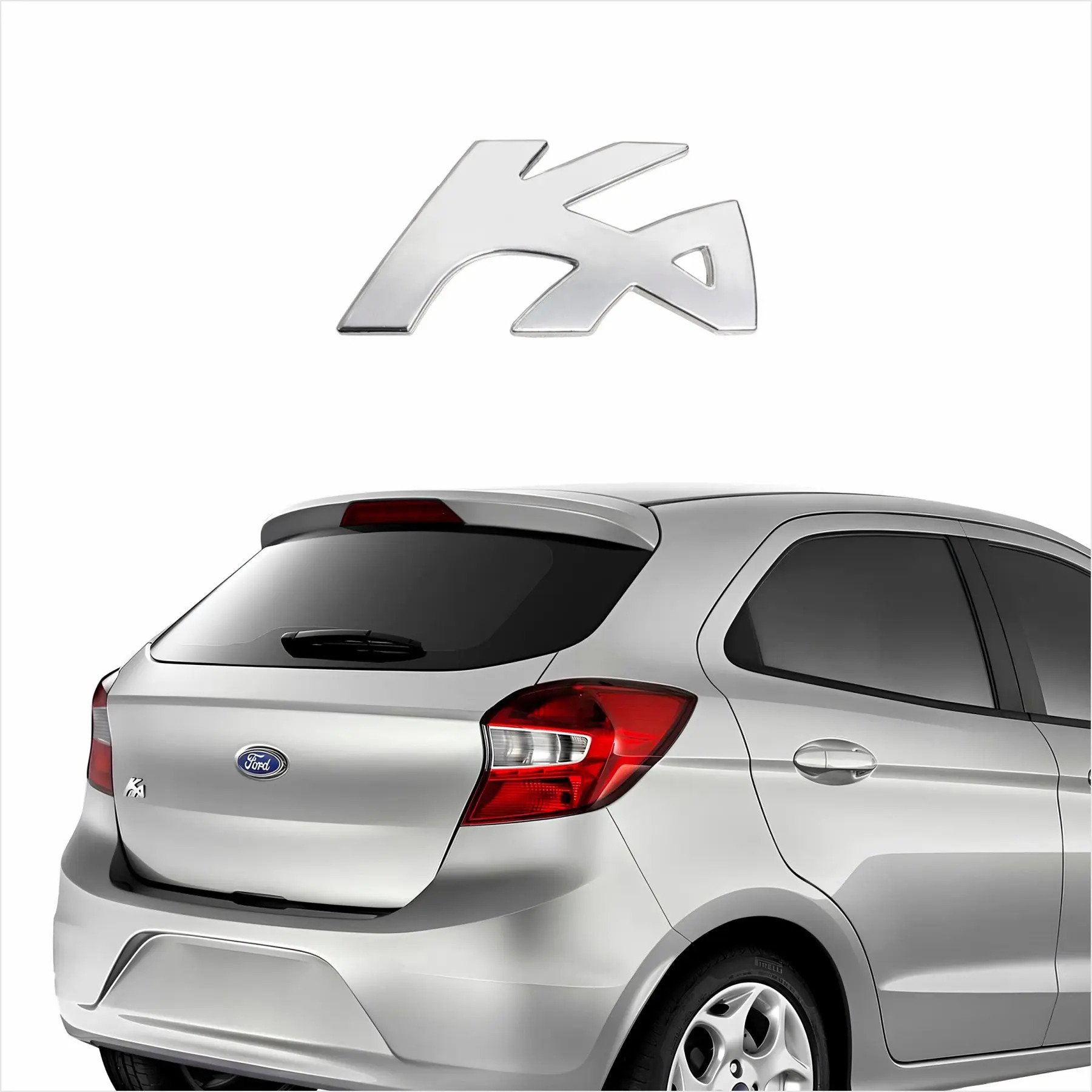 Emblema Ka Tampa Traseira Novo Original 2015 2021