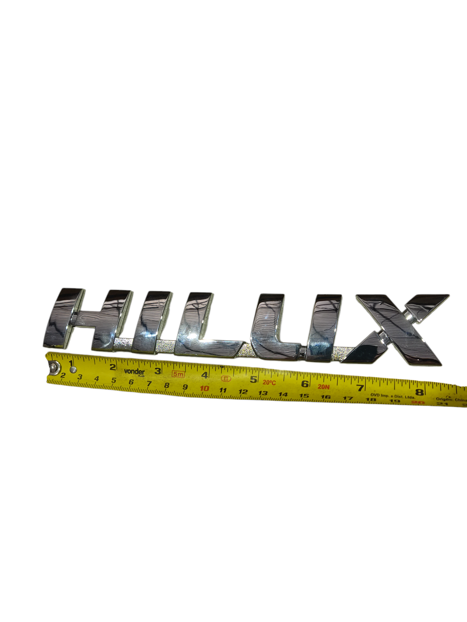 Emblema Letreiro Tampa Traseira Toyota Hilux 3.0 2002 2009