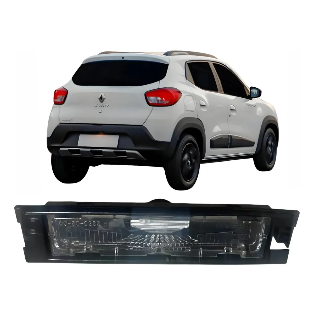 Lanterna Placa Original Renault Kwid 17/23 – 22350100