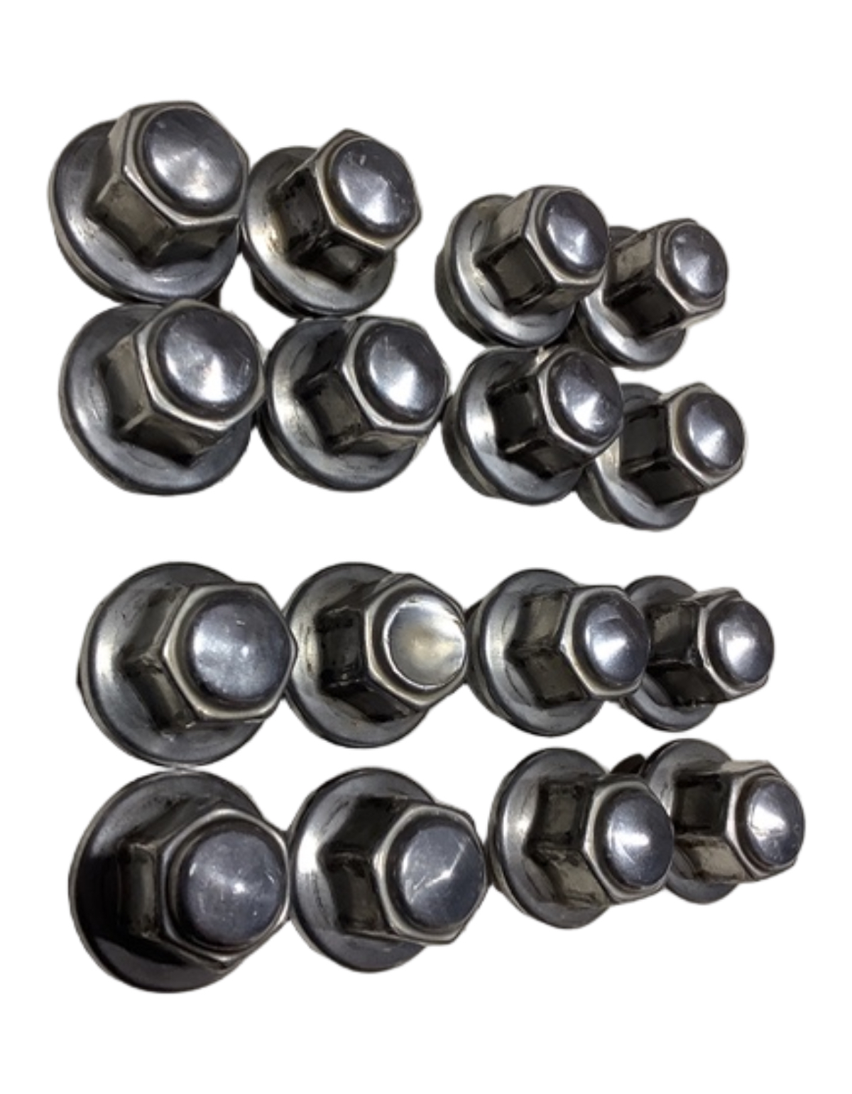 kit 16 parafusos de roda Ford ka aro 19 2015 2020 8