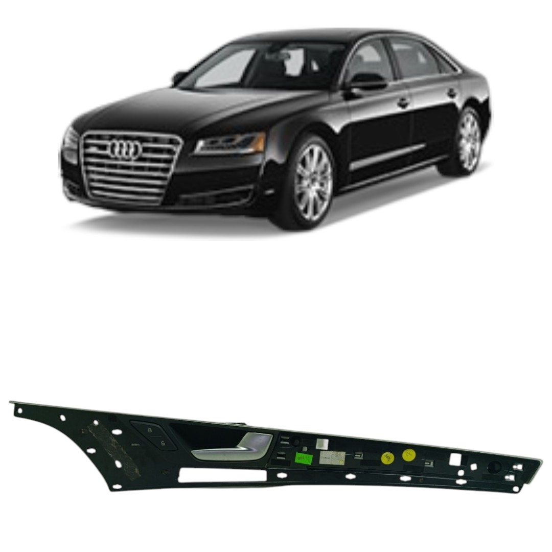Moldura Painel Porta Dianteira Direita Audi A8 S8 2011 2018 Preto