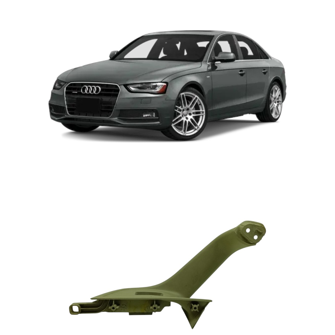 Suporte Fixação Moldura Puxador Interno Tras Dir Audi A4 2013 2026 Preto