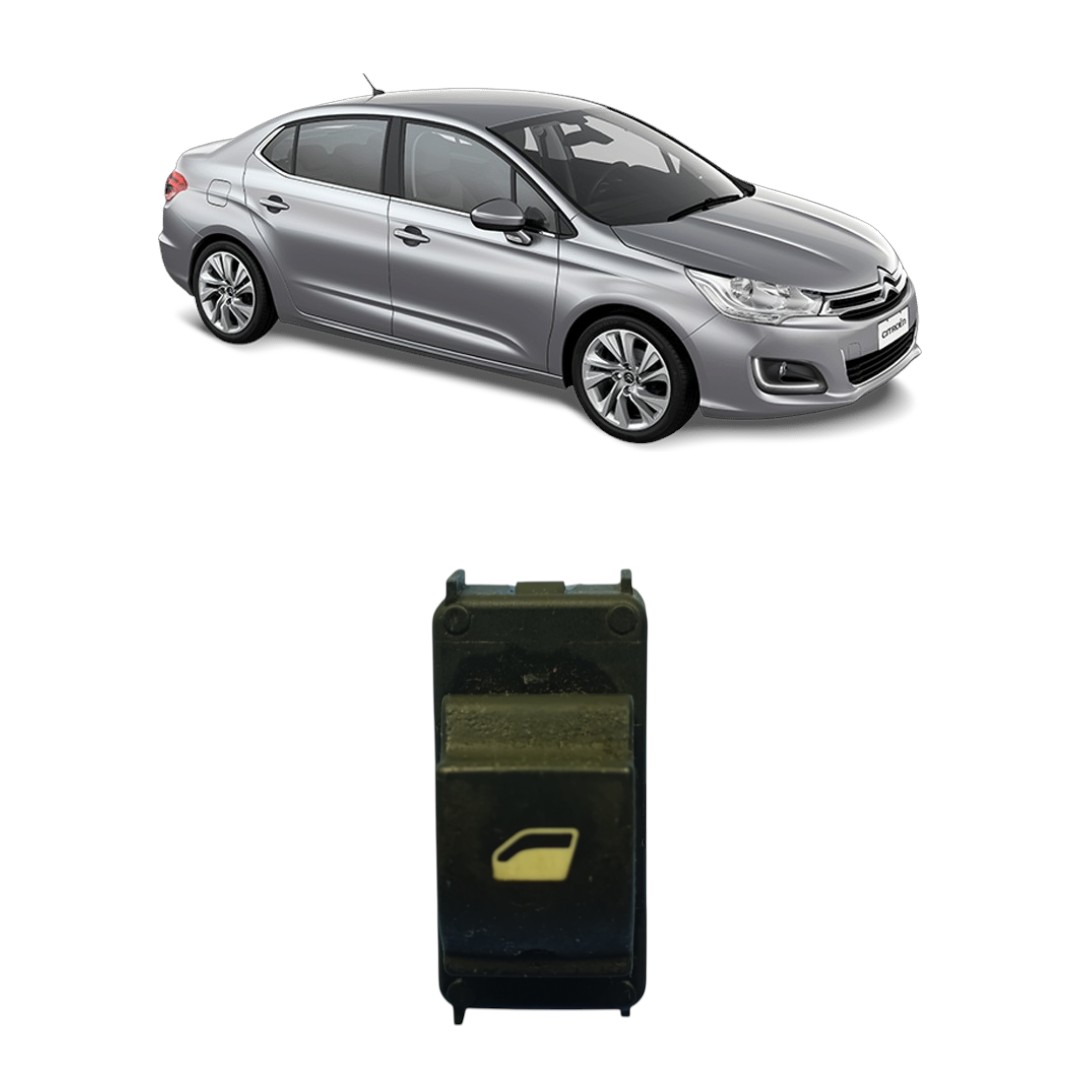 Botão Vidro Dianteiro Direito Citroën C4 Lounge 2014 2018