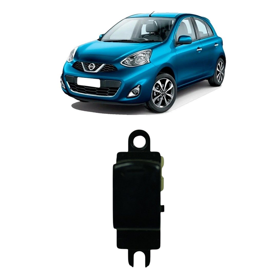 Botão Do Vidro Elétrico Nissan March 2012 2019
