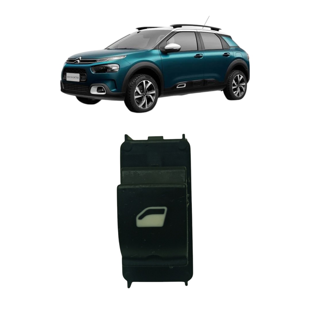 Botão Interruptor Vidro Elétrico Citroen C4 Cactus 2022 2024