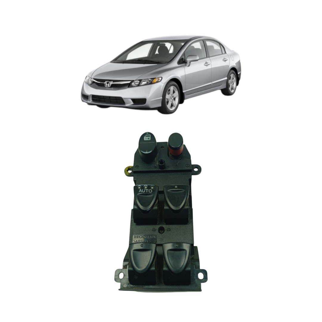 Botão Comando Vidro Elétrico Honda Civic 2007 2011