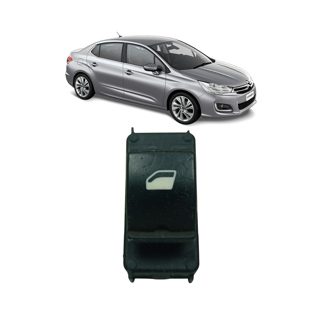 Botão Vidro Dianteiro Direito Citroën C4 Lounge 2014 2018