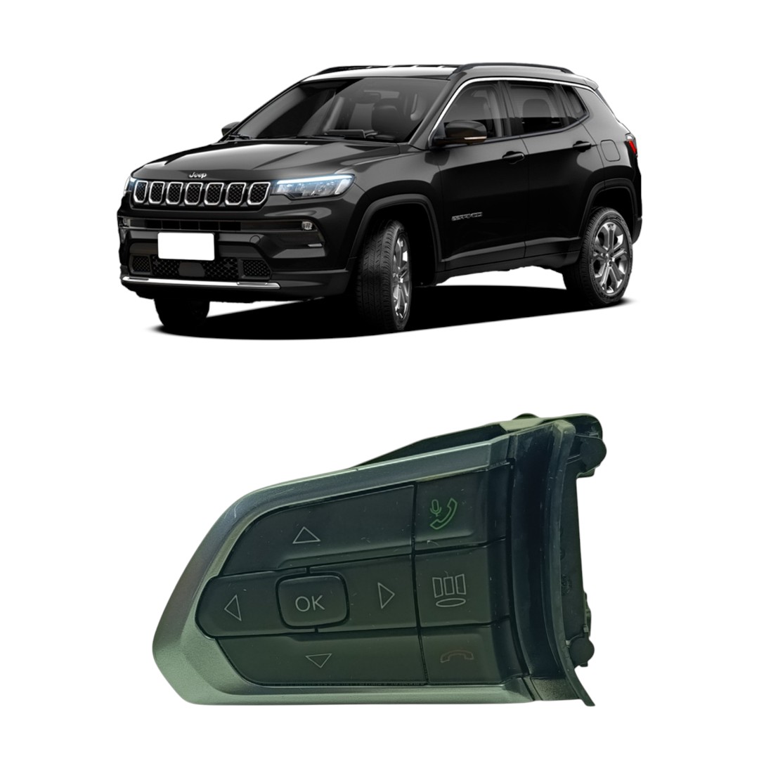 Botão Lado Esquerdo Comando De Som Jeep Compass 2022 2023