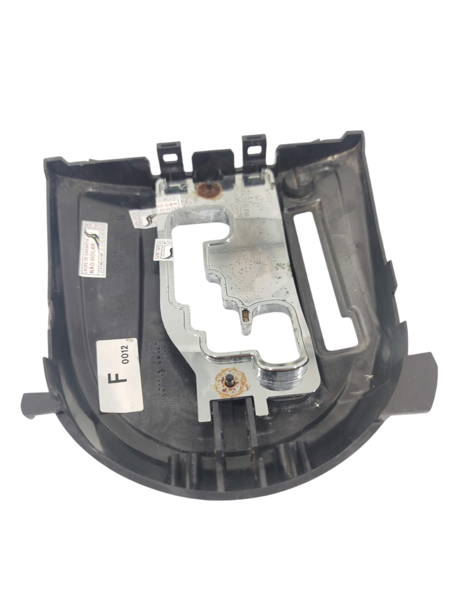 Moldura Cambio Aut Mitsubishi Outlander H7123h0g40 Prata 6