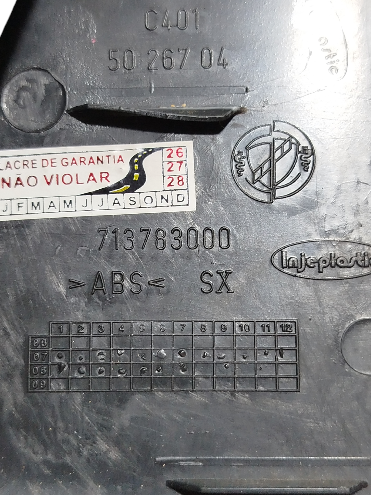Acabamento porta traseira esquerda Fiat Palio 2000 2