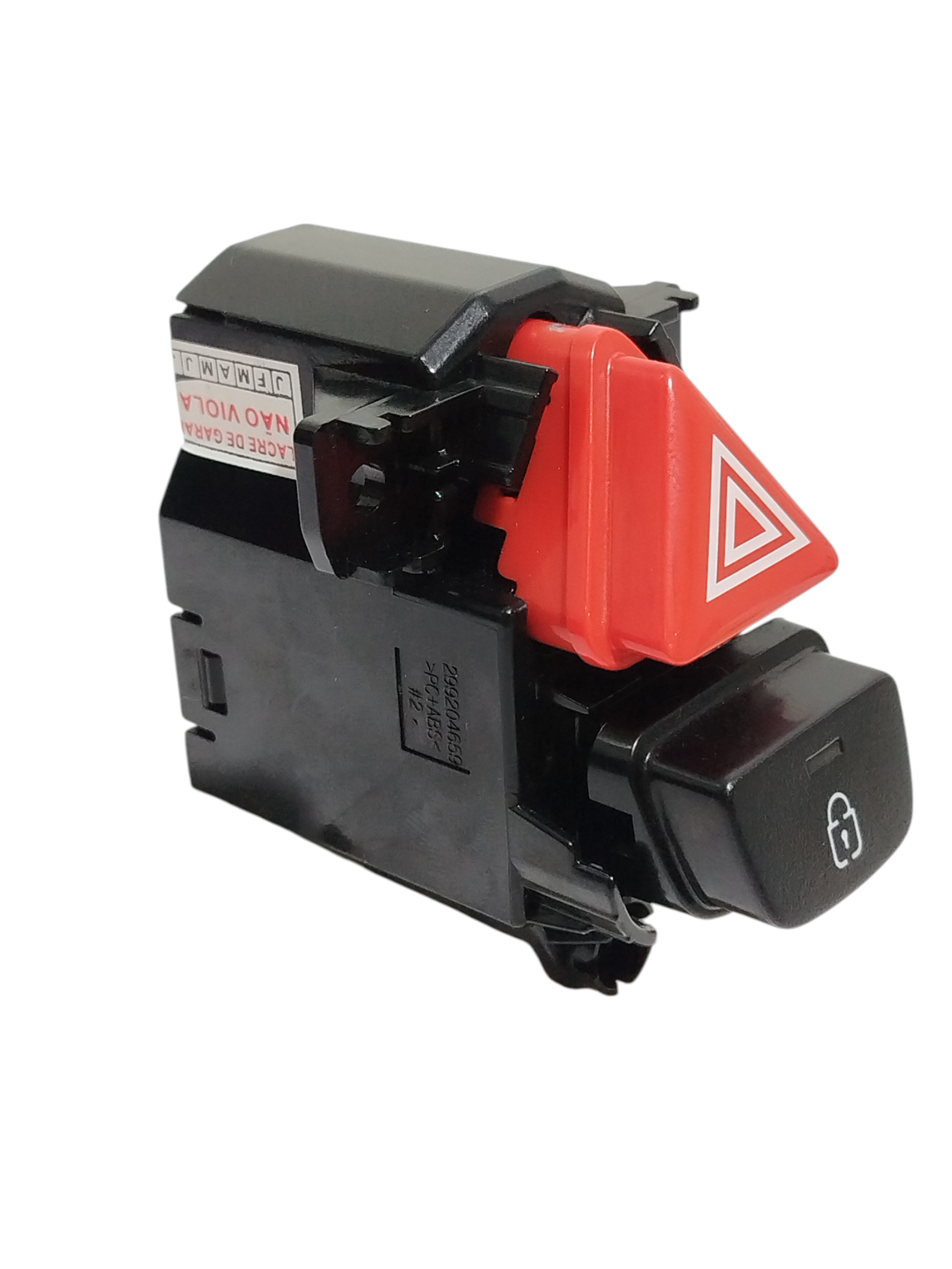 Botão Trava Pisca Alerta Hyundai Hb20 2021 299204659 Preto 6