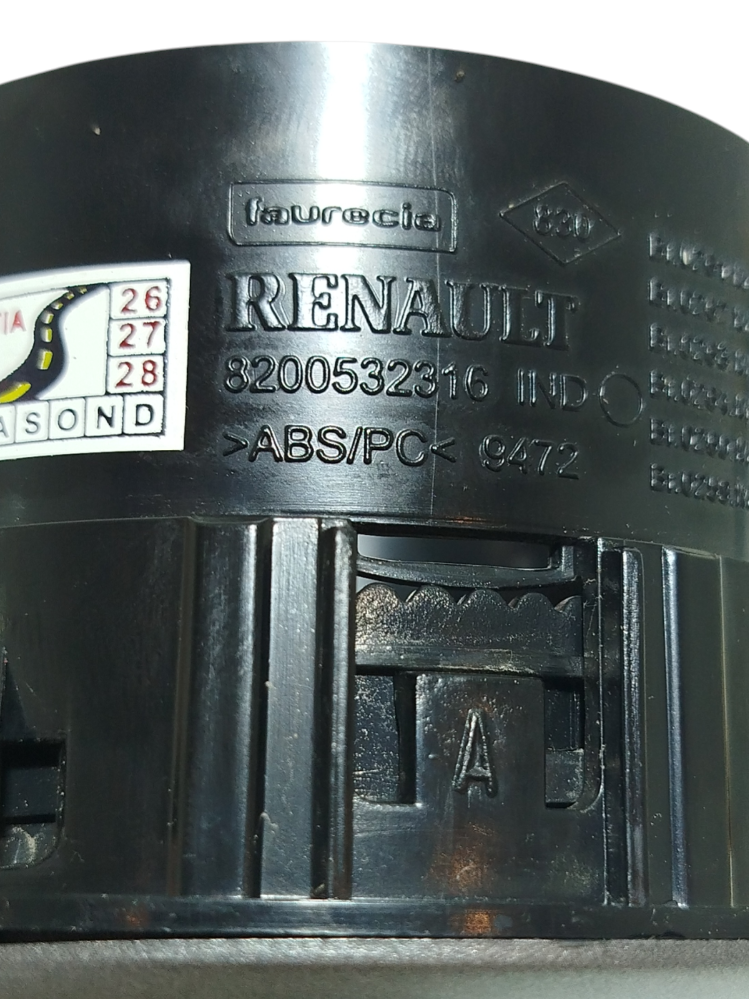 Moldura Difusor Ar Renault Logan 8200532316 2