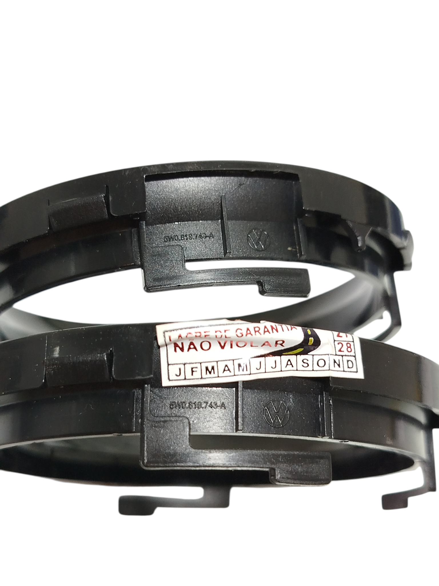 Moldura Saída Difusor Ar Painel Volkswagen 5W0819743A 2