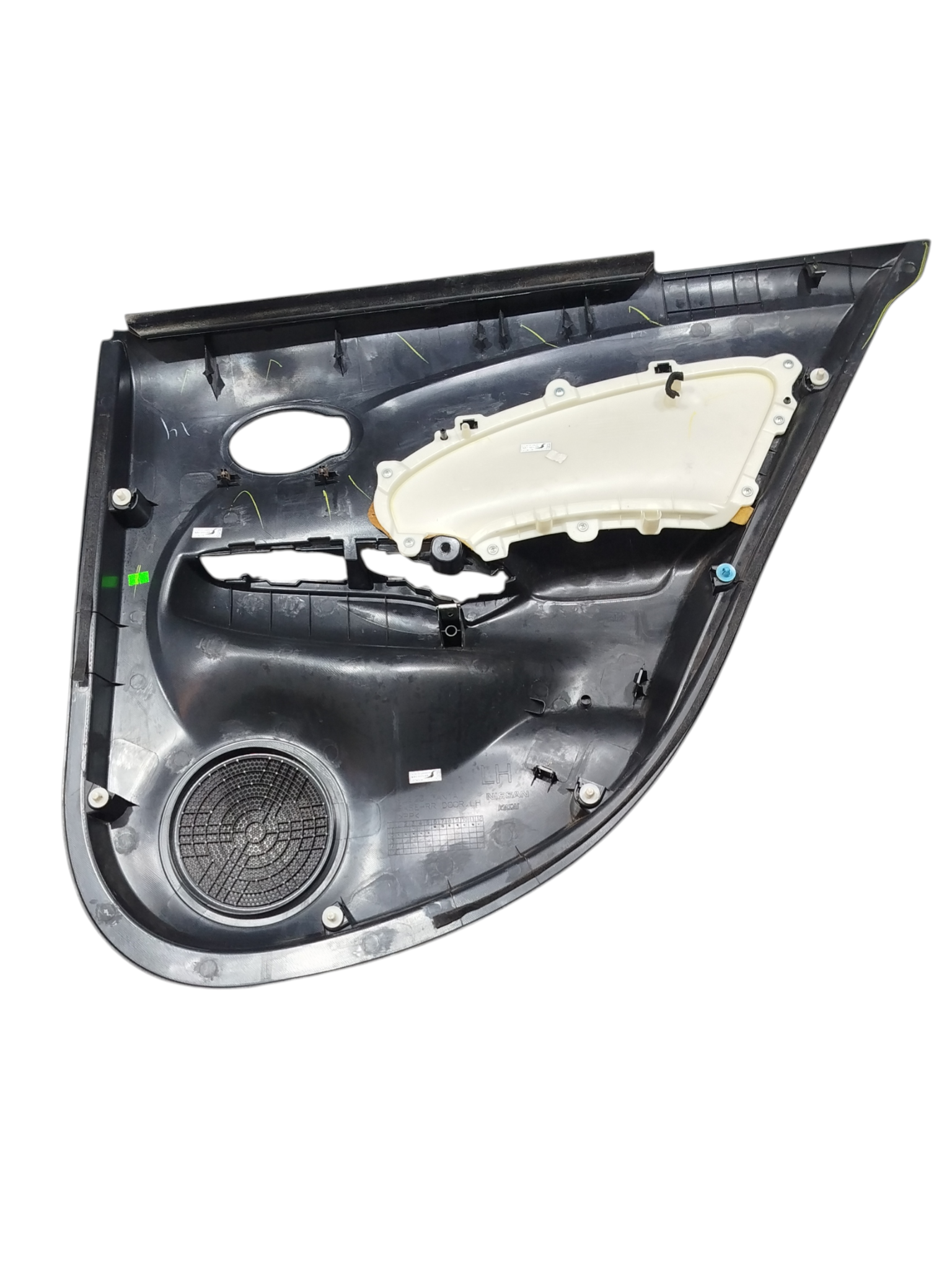 Forro Porta Traseira Esquerdo Nissan Versa 2013 829233an1a Preto 5