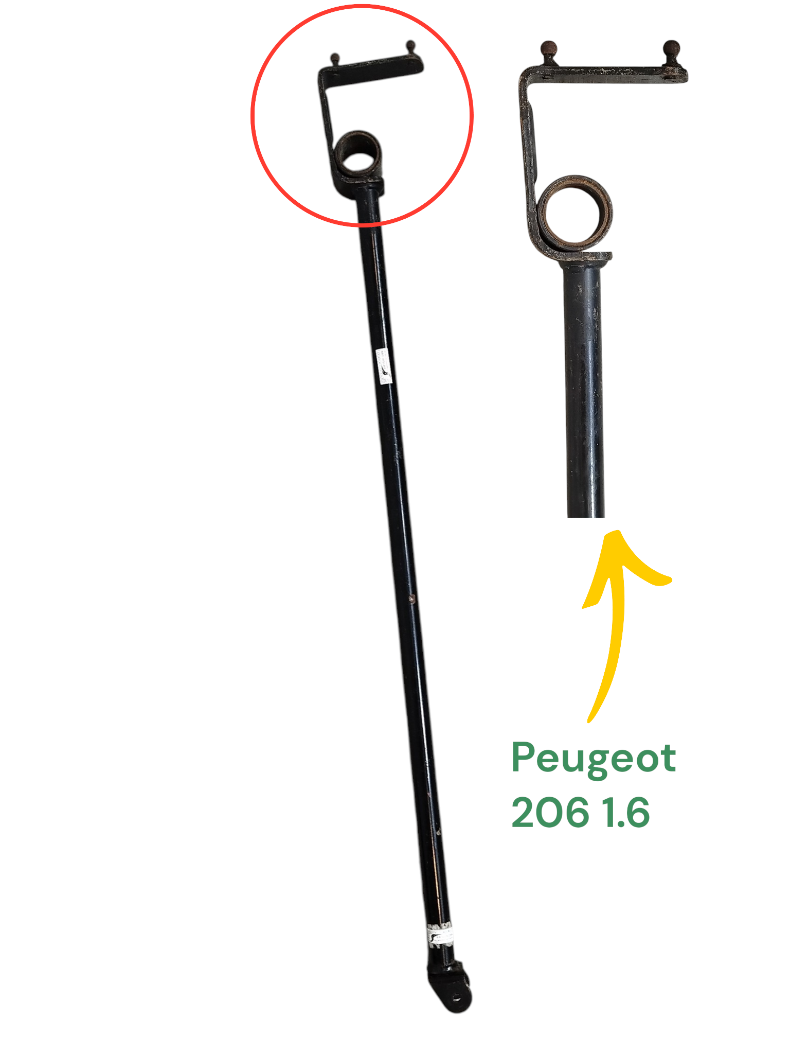 Varão Haste Trambulador Cambio Marcha Peugeot 206 1.6 2006