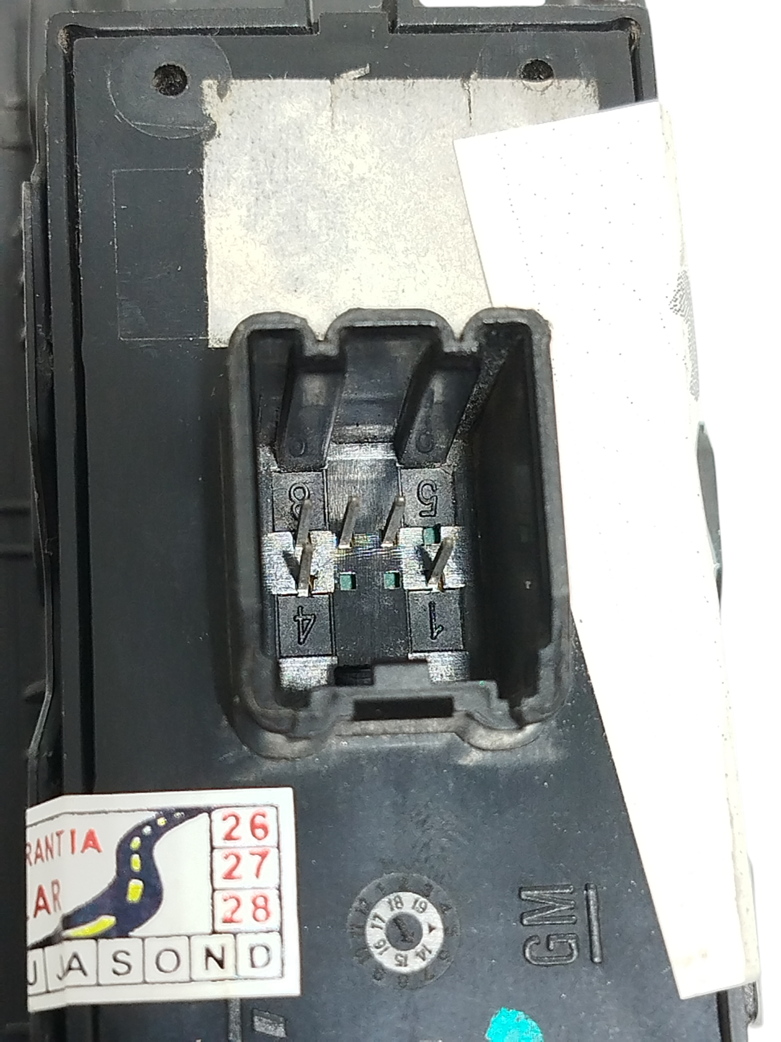 Moldura Botão Vidro Trás Esq GM Onix 94773047 3