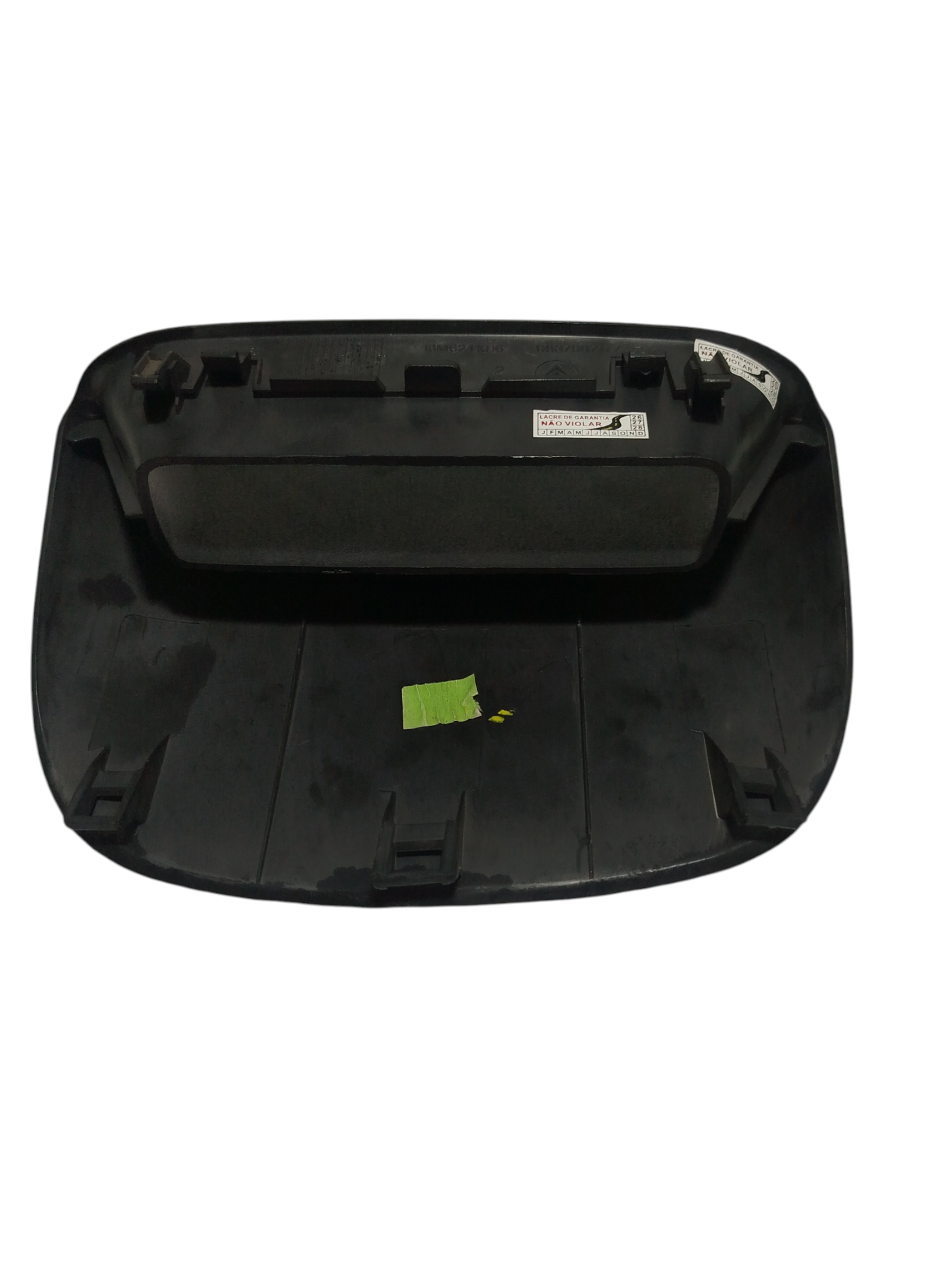 moldura acabamento relógio console central C3 9637997177 4