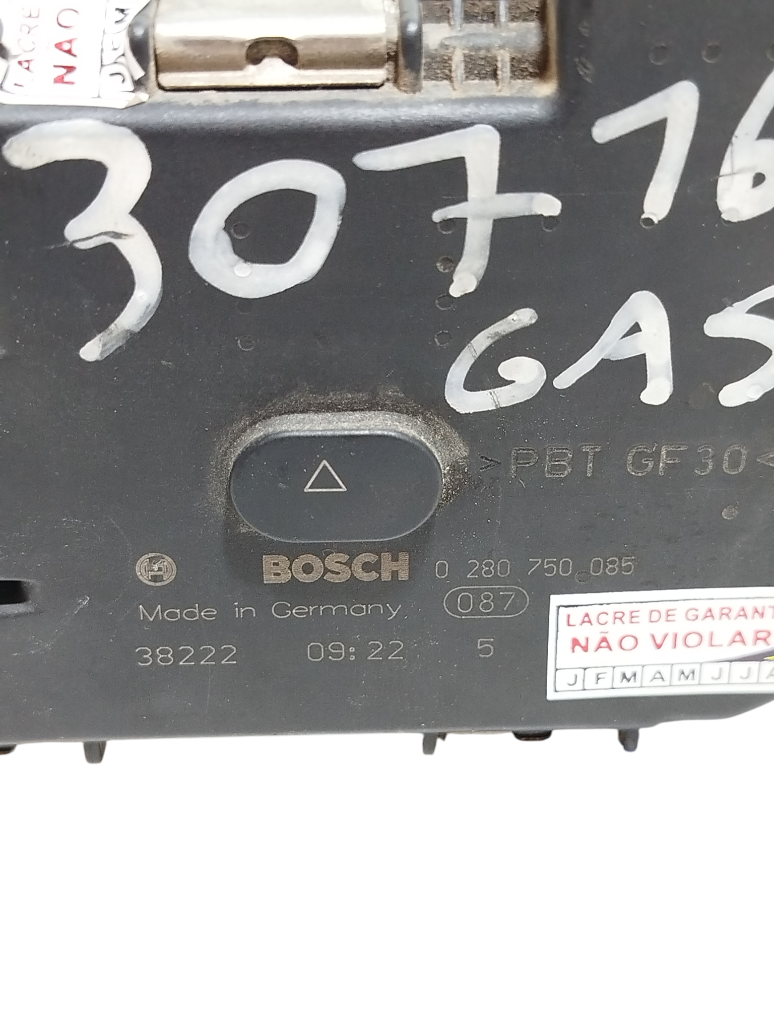 Tbi Corpo Borboleta Peugeot 307 1.6 16v 2007 0280750085 2