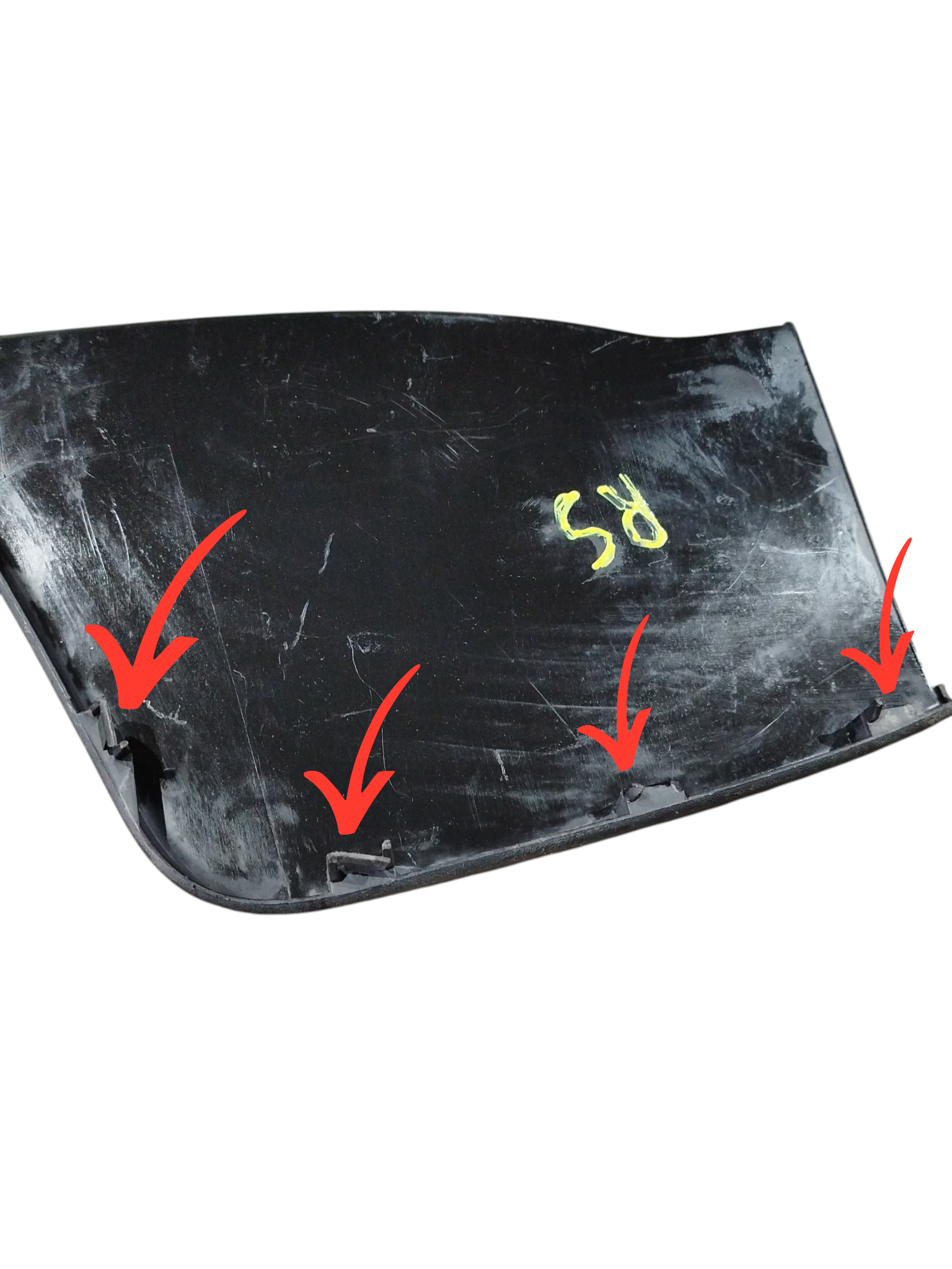 Aplique Parachoque Traseiro Volkswagen Amarok 2h7807512 3