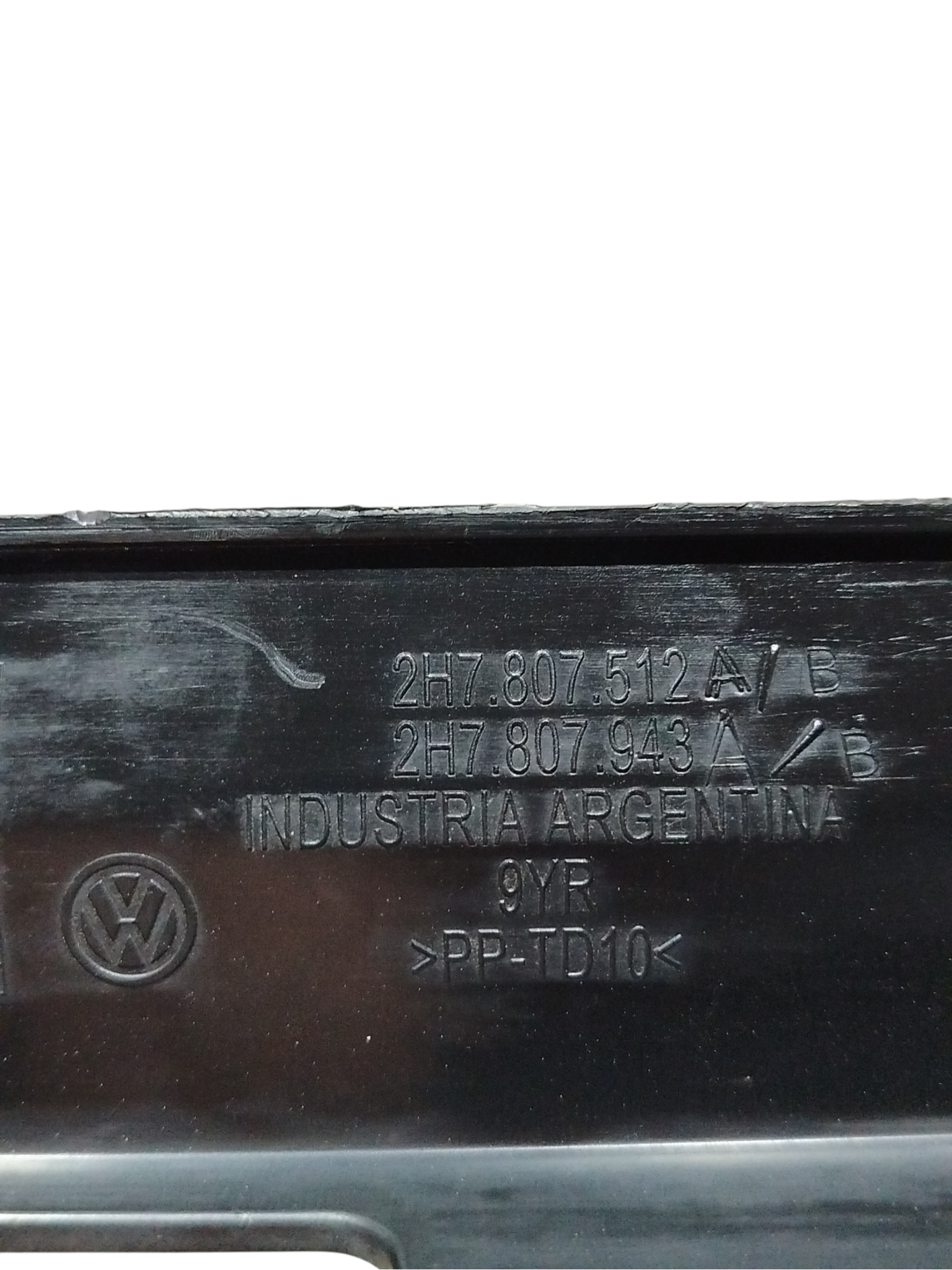 Aplique Parachoque Traseiro Volkswagen Amarok 2h7807512 2