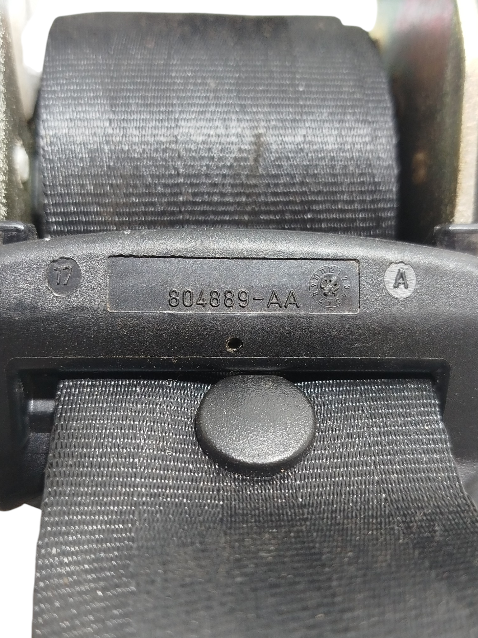 Cinto Segurança Traseiro Esquerdo Peugeot 307 2004 Orig 5