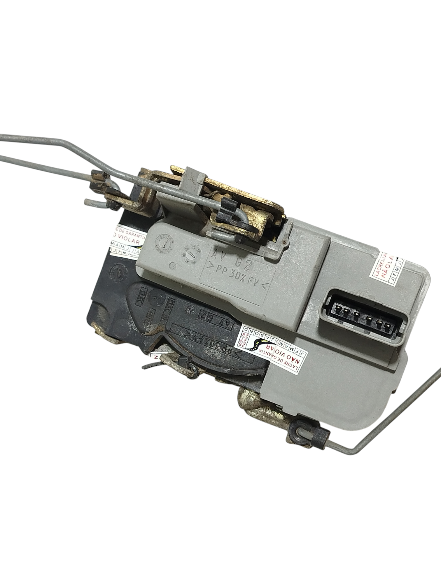 Fechadura Porta Diant Esquerd Motorista Peugeot 206 2004 Ori 9