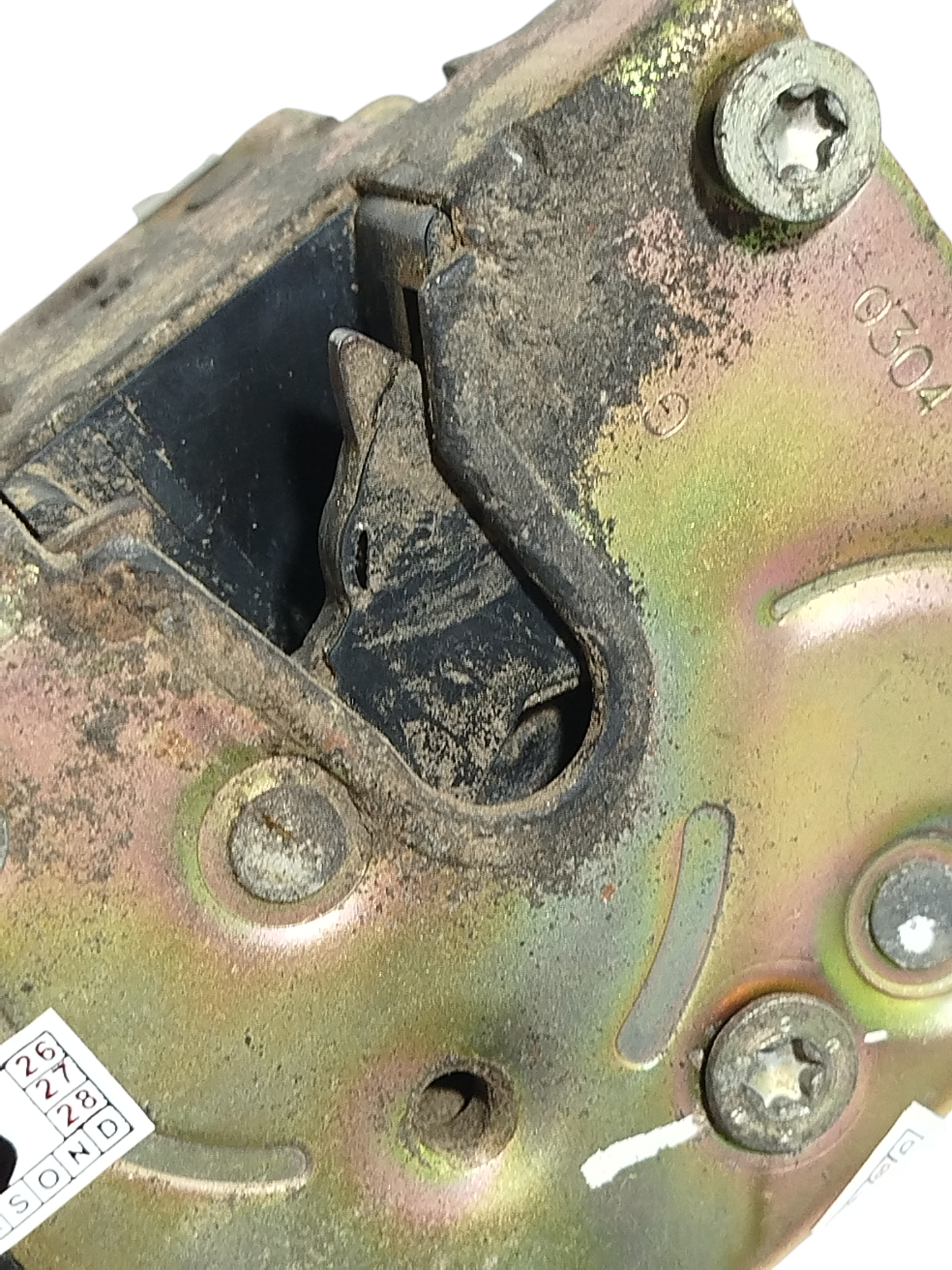 Fechadura Porta Diant Esquerd Motorista Peugeot 206 2004 Ori 5