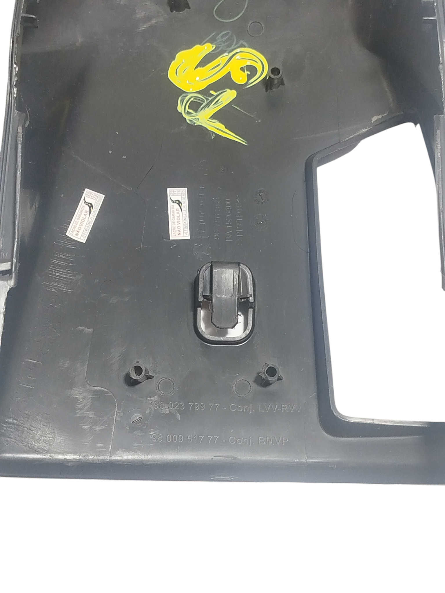 Acabamento Inferior Coluna Volante Dir Peugeot 208 2014 Orig 8